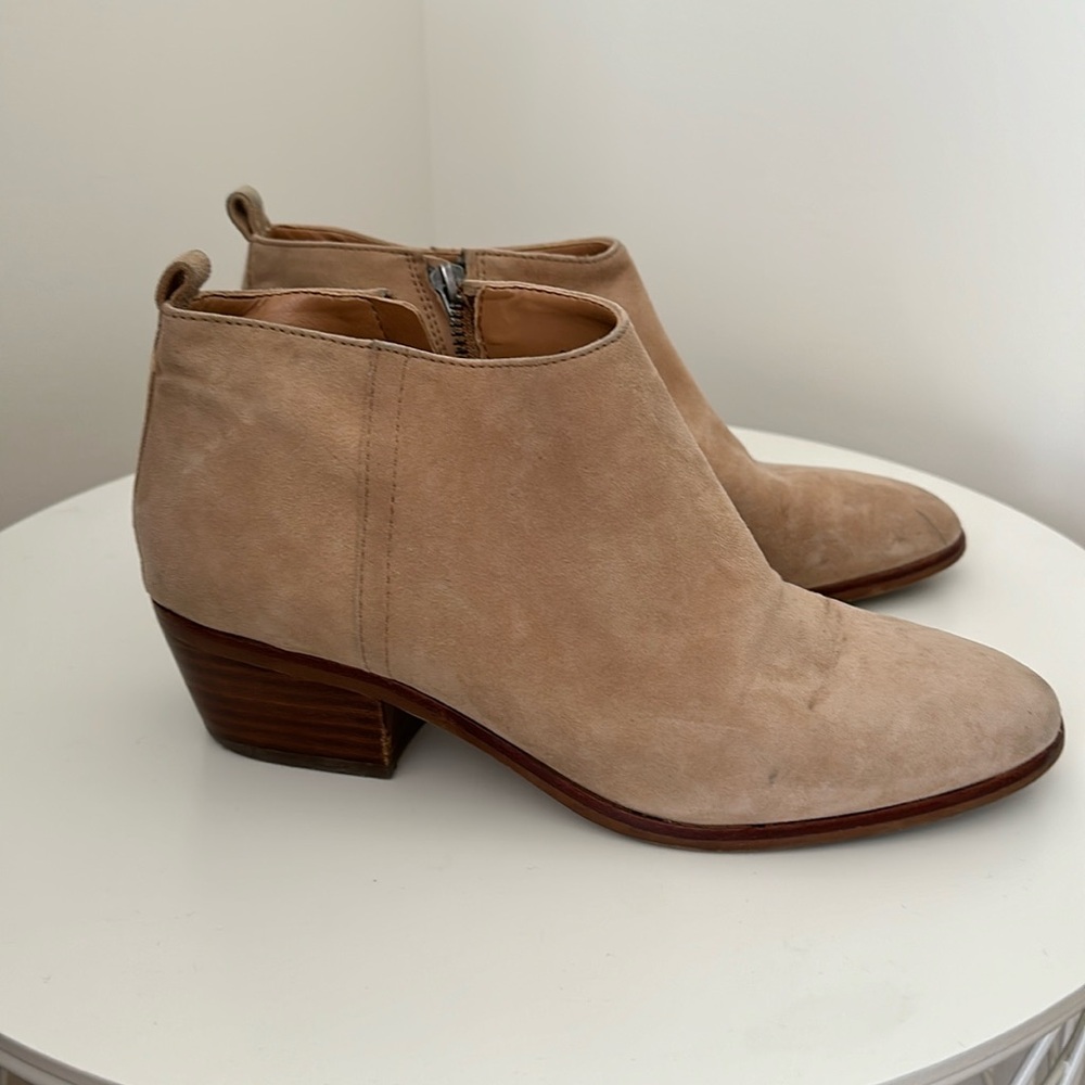 J CREW tan booties